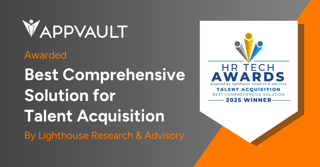 AppVault wins best comprehensive soluition for talent acquisition